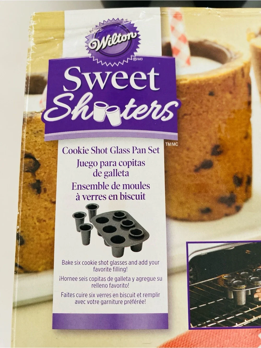 Wilton Sweet Shorters 6-Cavity Cookie Shot Glass Pan Set